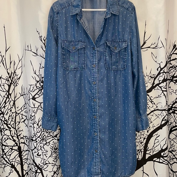 Philosophy Dresses & Skirts - Philosophy Chambray Shirt ShirtDress